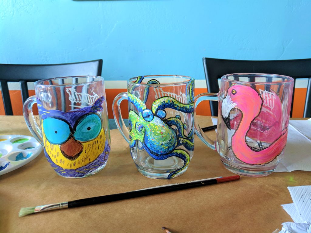 Beer Mug Painting Class Kilowatt BREWING