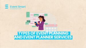Blog banner for types of event planning