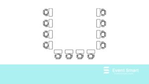 U-Shape Style or Horseshoe Seating Style