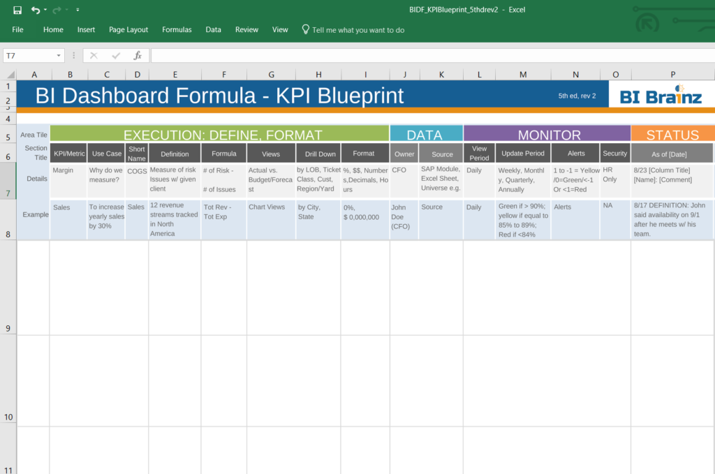 BI Dashboard Formula Live 3day BI Brainz Academy