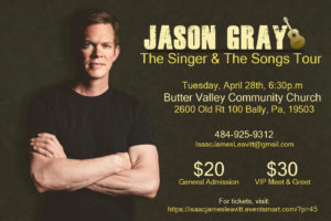 Jason Gray The Singer The Songs Tour Isaacjamesleavitt