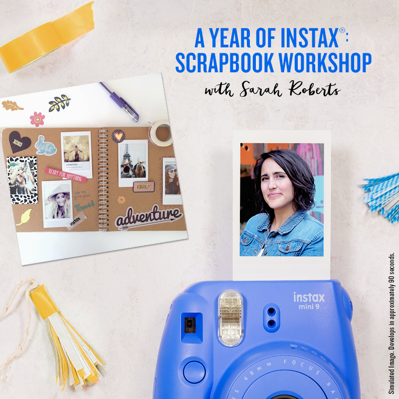 A Year of Instax Scrapbook